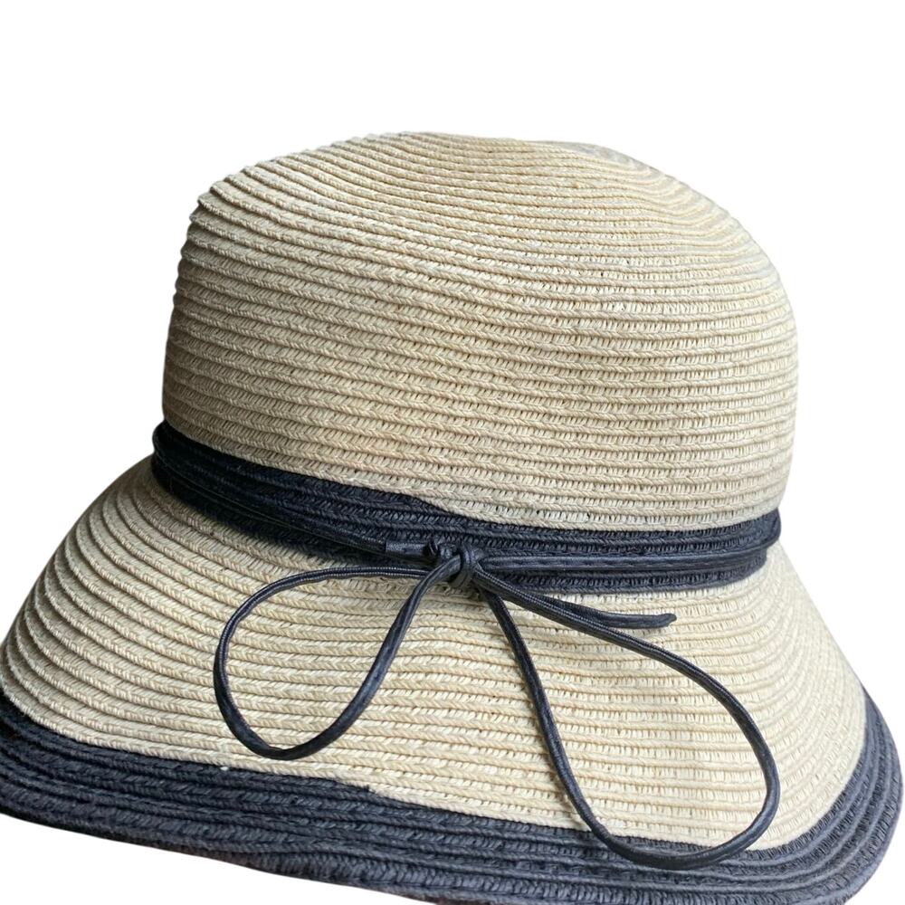 Karen Keith Straw Sun Hat Sunhat for Beach Boat Gardening medium